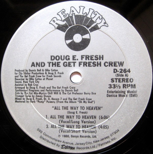 Doug E. Fresh And The Get Fresh Crew - All The Way To Heaven (12")