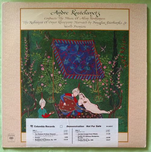 Andre Kostelanetz* Conducts The Music Of Alan Hovhaness - Andre Kostelanetz Conducts The Music Of Alan Hovhaness (LP, Album, Promo)