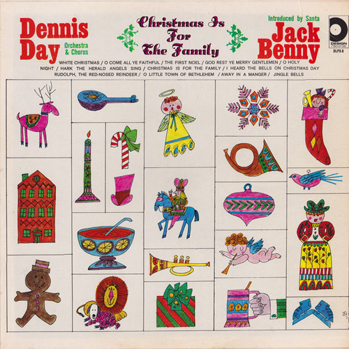 Dennis Day, Jack Benny - Dennis Day Sings "Christmas Is For The Family" (LP, Album)