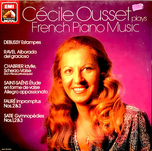 Cécile Ousset - Plays French Piano Music (LP)