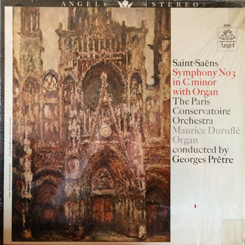 Saint-Saëns*, The Paris Conservatoire Orchestra*, Maurice Duruflé, Georges Prêtre - Symphony No. 3 In C Minor With Organ.  (LP)