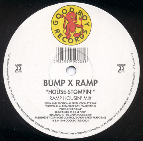 Bump - House Stompin' (Bump x Ramp) (12")
