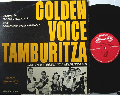 Veseli Tamburitzans - Golden Voice Tamburitza (LP, Album, Mono)