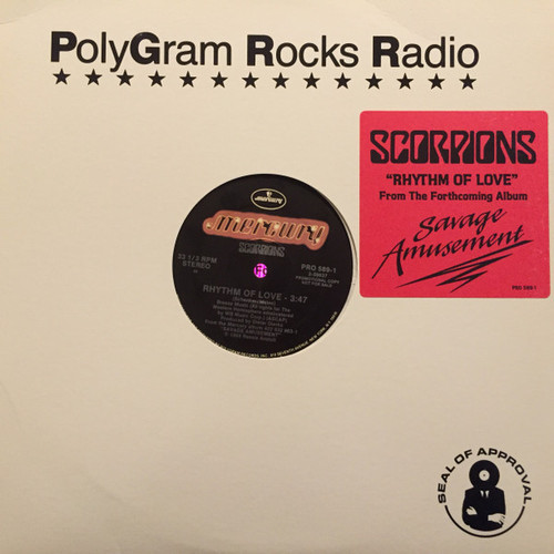 Scorpions - Rhythm Of Love (12", Promo)