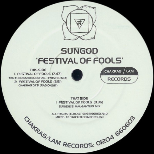 Sungod - Festival Of Fools (12", Promo)