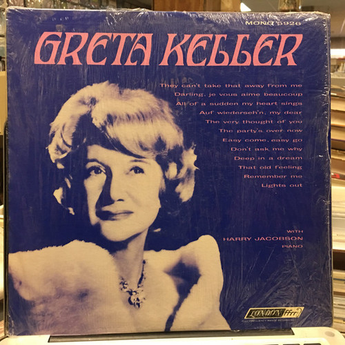 Greta Keller, Harry Jacobson - Greta Keller (LP, Mono)