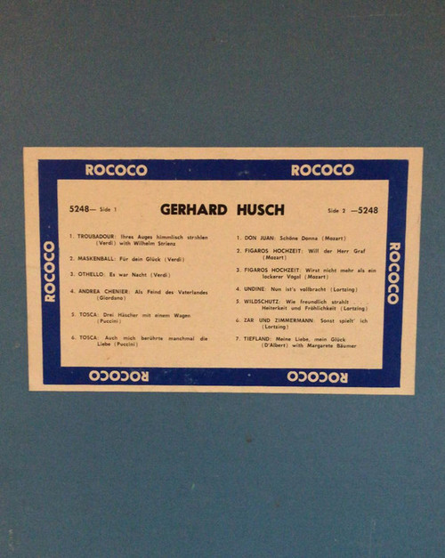 Gerhard Hüsch - Gerhard Hüsch (LP, Comp)