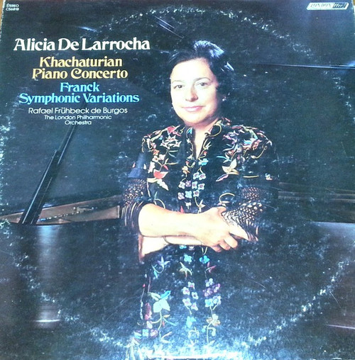 Aram Khatchaturian, Alicia De Larrocha, Rafael Frühbeck De Burgos, The London Philharmonic Orchestra - Piano Concerto / Symphonic Variations (LP)