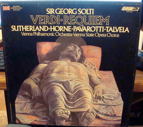 Verdi*, Joan Sutherland, Marilyn Horne, Luciano Pavarotti, Martti Talvela, Vienna State Opera Chorus*, Vienna Philharmonic Orchestra*, Georg Solti - Requiem (2xLP + Box)