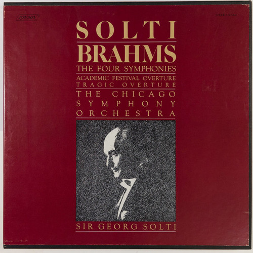 Sir Georg Solti*, Brahms* - The Chicago Symphony Orchestra - Brahms: The Four Symphonies / Academic Overture / Tragic Overture (4xLP, Club + Box, Club)