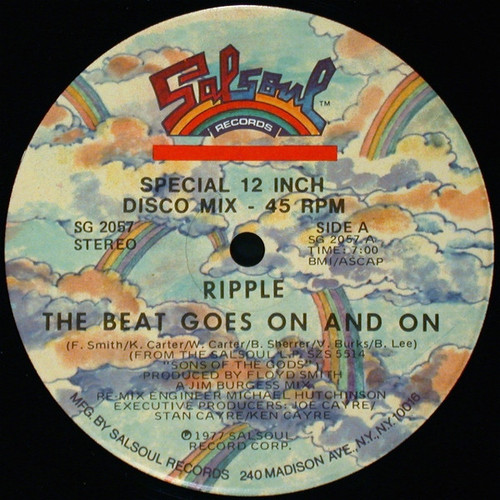 Ripple - The Beat Goes On And On (12", RP)