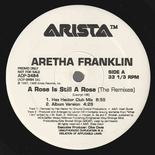 Aretha Franklin - A Rose Is Still A Rose (The Remixes) (2x12", Promo)