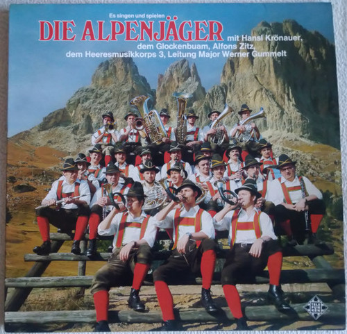 Die Alpenjäger - Es Singen Und Spielen Die Alpenjäger (LP, Promo)