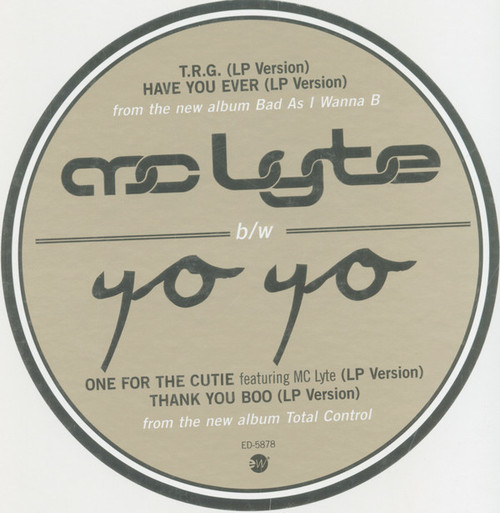 MC Lyte / Yo-Yo - T.R.G. (The Rap Game) / One For The Cuties (12", Promo)