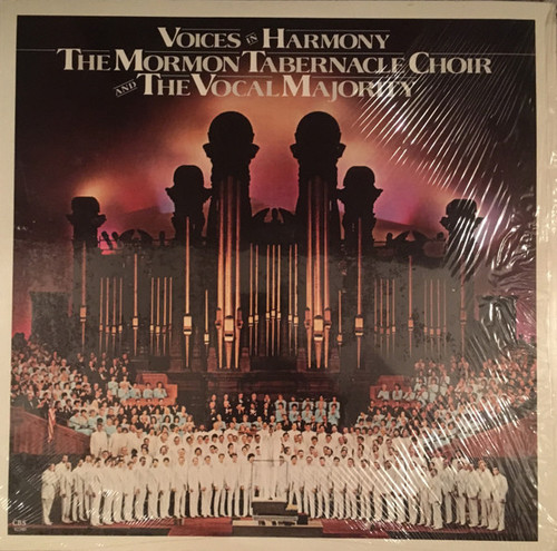 Mormon Tabernacle Choir, The Vocal Majority - Voices In Harmony (LP, Album)