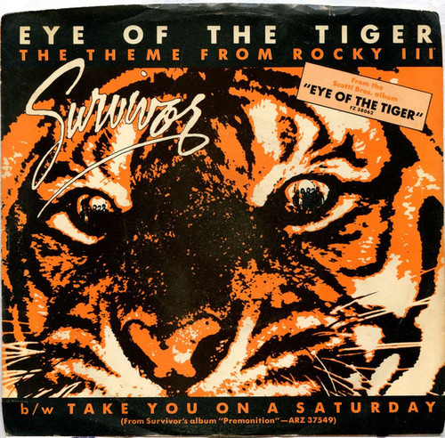 Survivor - Eye Of The Tiger / Take You on a Saturday (7", Single, Styrene)