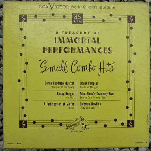 Various - Small Combo Hits (3x7", Album, Comp + Box, Yel)