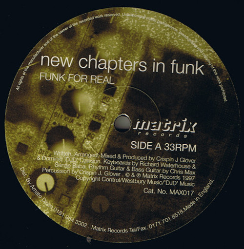 New Chapters In Funk - Funk For Real (12")