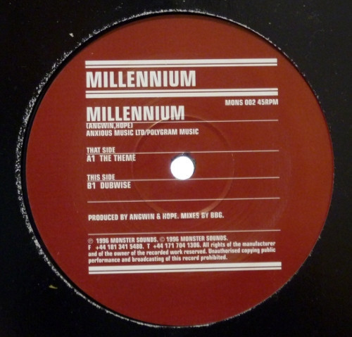 Millennium (4) - Millennium (The Theme) (12")