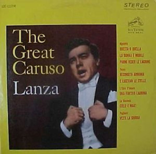 Mario Lanza - The Great Caruso (LP, Mono)