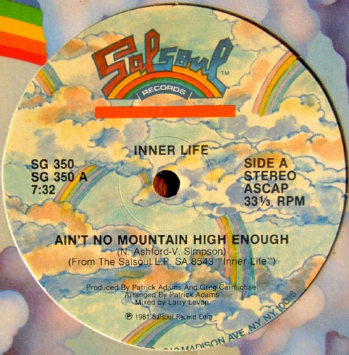 Inner Life - Ain't No Mountain High Enough (12", Single)
