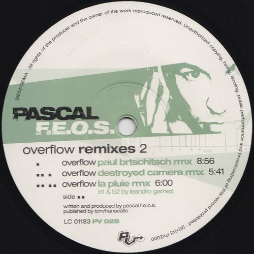 Pascal F.E.O.S. - Overflow Remixes 2 (12")