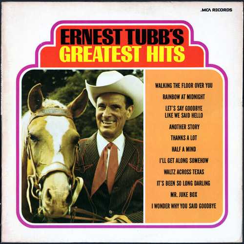 Ernest Tubb - Ernest Tubb's Greatest Hits (LP, Comp, RE)