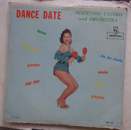 Hermanos Castro And Orchestra* - Dance Date (LP, Album, Mono)