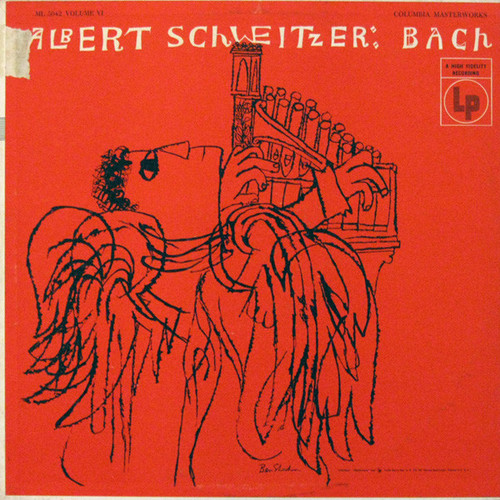 Bach* / Albert Schweitzer - Bach Organ Music Volume VI (LP)