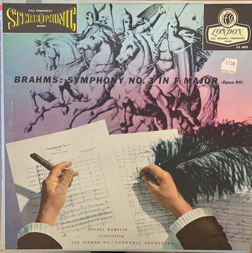 Brahms*, Rafael Kubelik Conducting The Vienna Philharmonic Orchestra* - Symphony No. 3 F Major (Opus 90) (LP, Album)