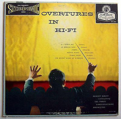 Albert Wolff Conducting The Paris Conservatoire Orchestra* - Overtures In Hi-Fi (LP)