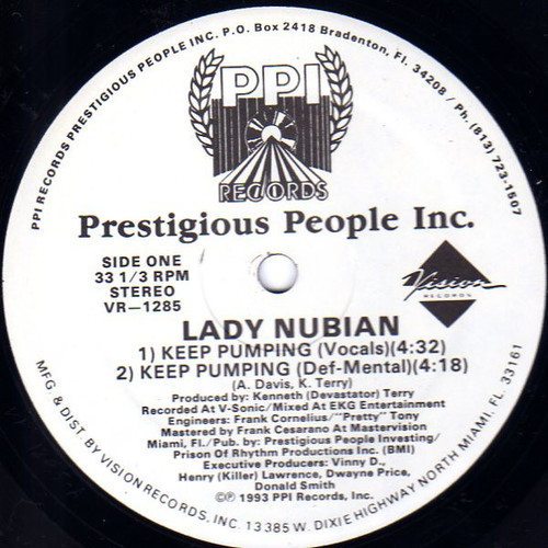 Lady Nubian - Keep Pumping (12")