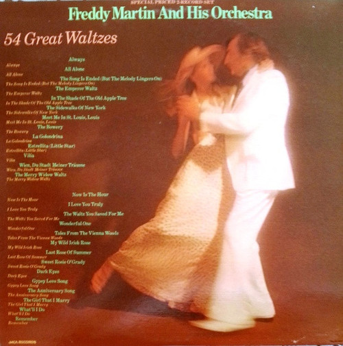 Freddy Martin And His Orchestra - 54 Great Waltzes (2xLP, Comp)