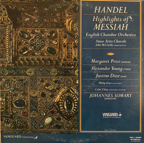 Handel*, English Chamber Orchestra, Amor Artis Chorale - Highlights Of Messiah (LP)