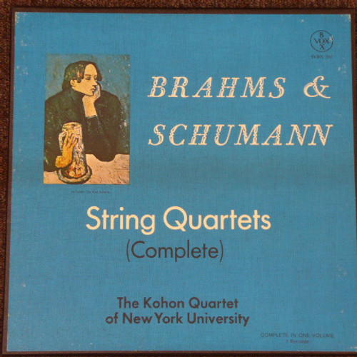 Brahms*, Schumann*, The Kohon String Quartet - Brahms & Schumann~String Quartets (Complete), Kohon Quartet (3xLP + Box)