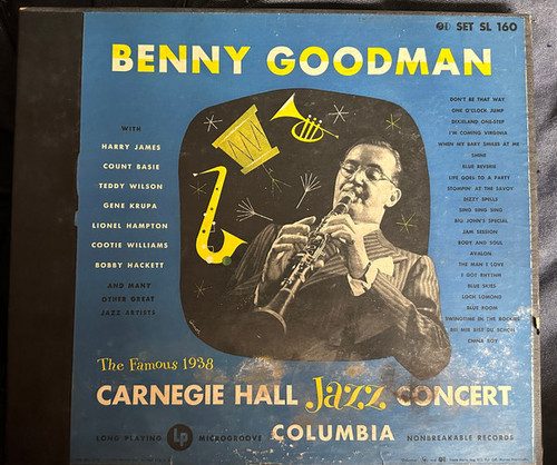 Benny Goodman - The Famous 1938 Carnegie Hall Jazz Concert (2xLP, Mono + Box, Mono)