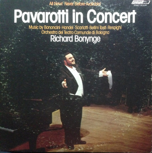 Luciano Pavarotti - Pavarotti In Concert (LP, Album)