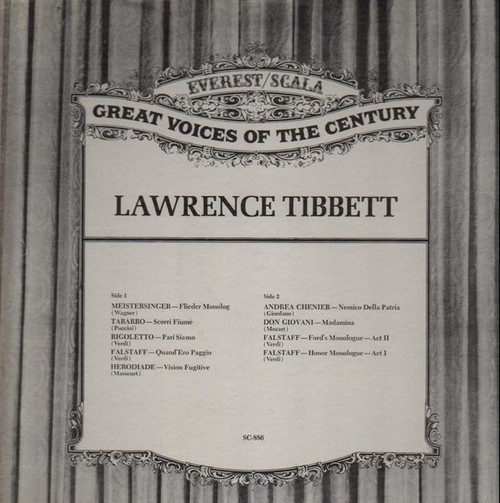 Lawrence Tibbett - Lawrence Tibbett (LP)
