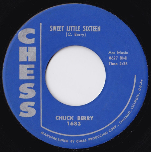 Chuck Berry - Sweet Little Sixteen / Reelin And Rocking (7", Single)