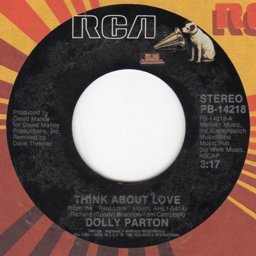 Dolly Parton - Think About Love (7", Ind)