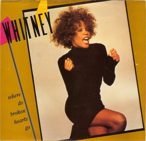 Whitney Houston - Where Do Broken Hearts Go (7", Single, Spe)
