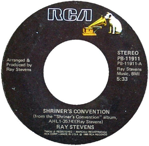 Ray Stevens - Shriner's Convention (7", Styrene)
