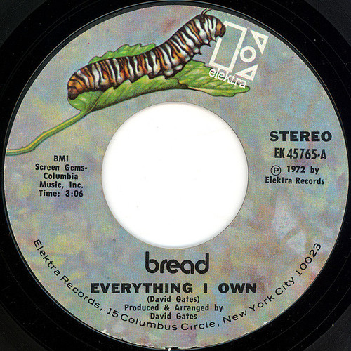 Bread - Everything I Own (7", Single)