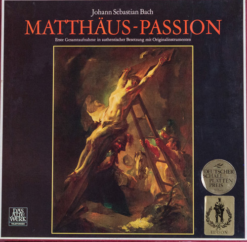 Johann Sebastian Bach - Matthäus-Passion (4xLP + Box, RP)