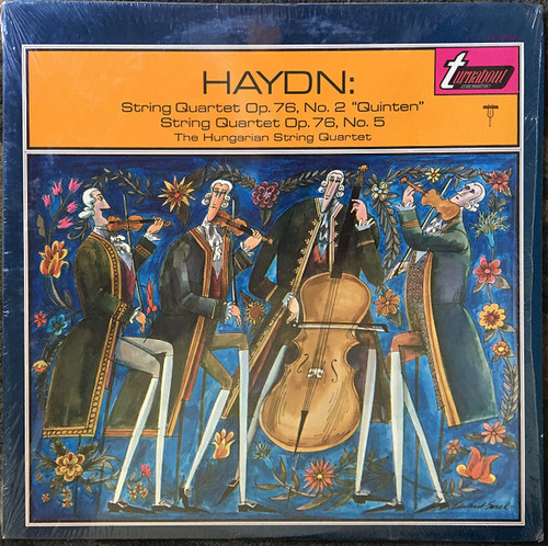 Haydn*, The Hungarian String Quartet* - String Quartet Op. 76, No. 2 "Quinten" / String Quartet Op. 76, No. 5 (LP)