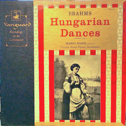 Brahms*, Mario Rossi (2), Vienna State Opera Orchestra* - Hungarian Dances Complete (LP)