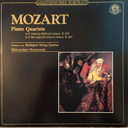 Wolfgang Amadeus Mozart, Budapest String Quartet - Piano Quartets (LP)