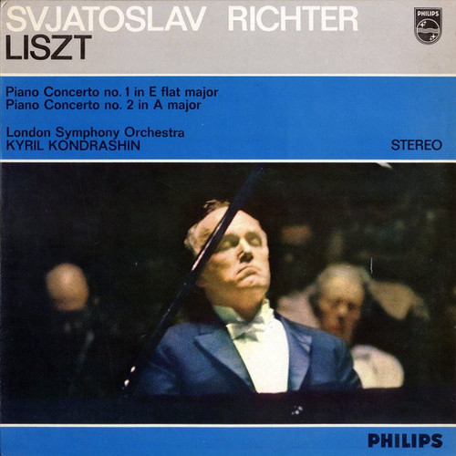 Svjatoslav Richter*, Liszt*, London Symphony Orchestra*, Kyril Kondrashin* - Piano Concerto No. 1 In E Flat Major · Piano Concerto No. 2 In A Major (LP, RE)