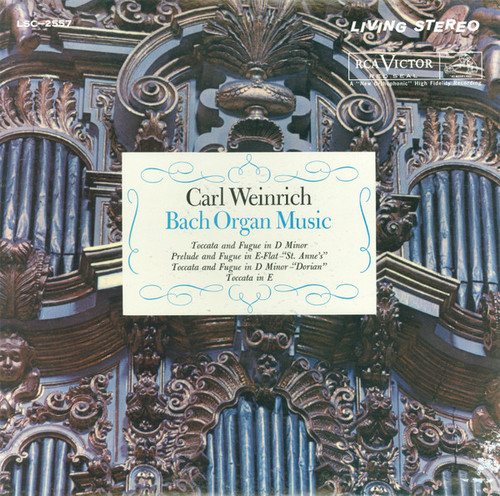 Bach* - Carl Weinrich - Organ Music (LP, Ind)