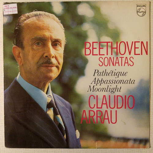 Beethoven* - Claudio Arrau - Sonatas (Pathétique / Appassionata / Moonlight) (LP, Comp)